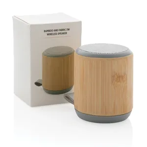Altavoz Inalámbrico de Bambú de 3W, Gadget USB Promocional Sostenible para Merchandising - Product Image 4