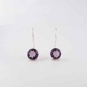 Pendientes de Plata de Ley 925 con Amatista, Chapados en Oro, Hechos a Mano, Certificados por IGI, Joyería para Mujer para Fiestas y Regalos de San Valentín - Product Image 4