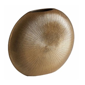Vase à fleurs en aluminium poli brillant avec la meilleure qualité décoration de fête de mariages Vases à fleurs en métal au design moderne - Product Image 3
