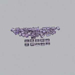 5x7mm naturel rose améthyste à facettes octogone coupe lâche semi-précieuse pierre précieuse pour la fabrication de bijoux au prix d'usine en gros - Product Image 2