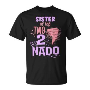 Camiseta de cumpleaños número dos de Sister of Tornado, camiseta promocional TWO Nado 2nd Bday Twonado - Product Image 1