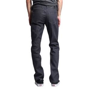 Pantalones vaqueros informales ligeros, transpirables y sueltos para hombre con diseño elegante de pies cónicos, pantalones vaqueros elásticos de pierna recta ajustados - Product Image 4