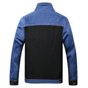 Personnalisé Déchiré Trou 3D Poches Hommes Vestes Déchirure Réparation Coton Solide Couleur Denim Hommes Vêtements Rétro - Product Image 2