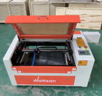 Wattsan 6040 600X400 Mm 80-95W Co2 Laser Cutter Desktop Machine Voor Hout Acryl Stof Graveren Snijden