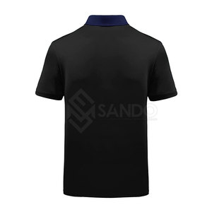 Couleur unie 100% coton pour hommes pour polos T-shirt d'été respirant pour adultes - Product Image 3