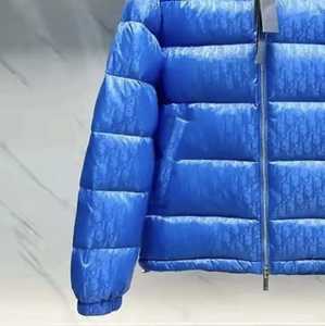 Chaqueta acolchada de invierno para hombre personalizada de Lulusen, técnica teñida lisa con patrón de leopardo de alta calidad - Product Image 6