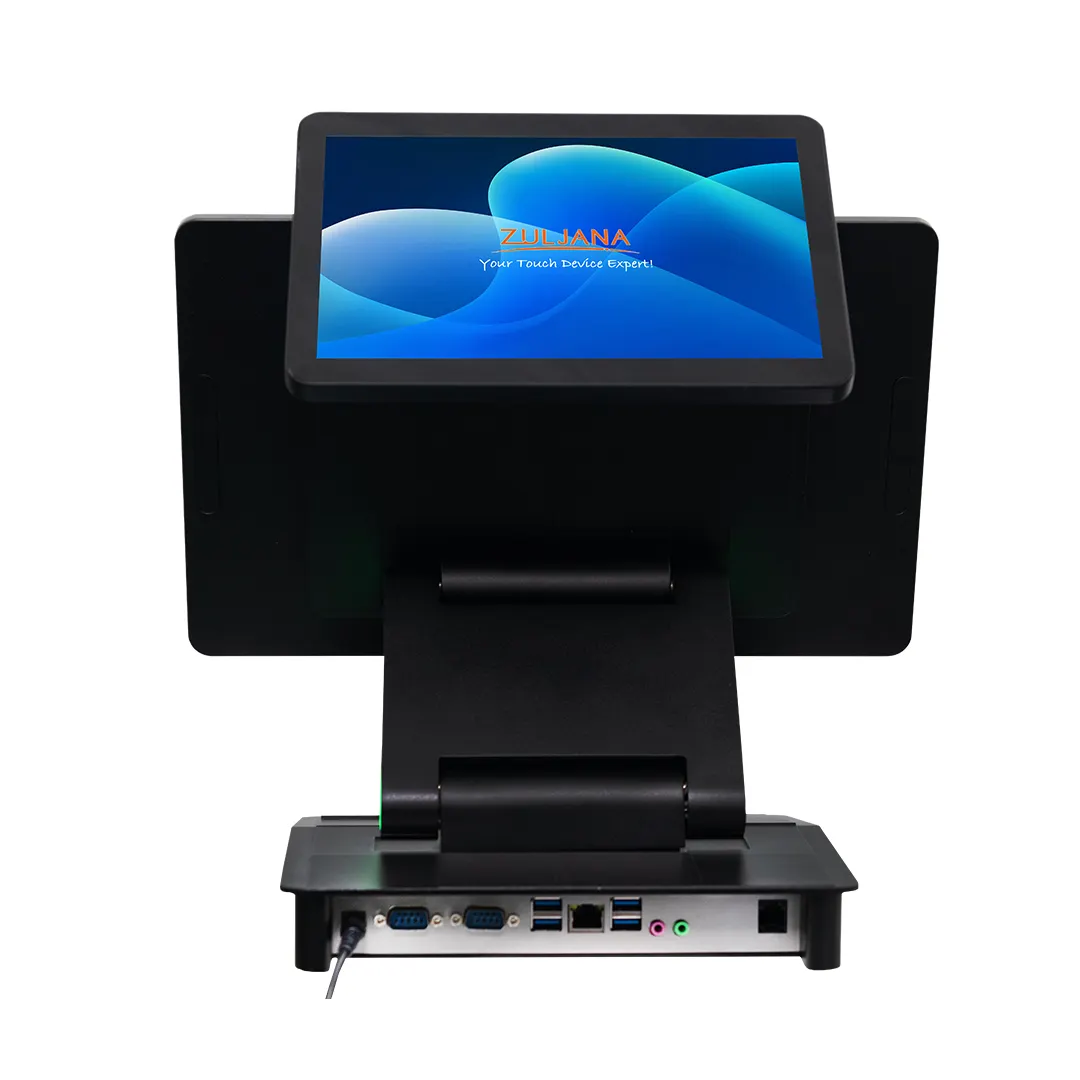 Dispositivo POS de pantalla táctil Android/Window/Linux, lector de tarjetas NFC, máquina Registradora para sistemas de punto de venta de hoteles