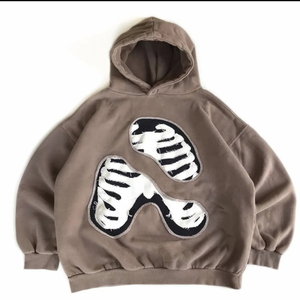 HIC High Quality Streetwear 430grams Regular Fit 100% Cotton Winter Hoodie Blank Custom Logo Pocket <b>Mens</b> Heavyweight <b>Pullover</b> - Product Image 5