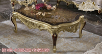 Meubles de salle à manger de style baroque royal français, aspect classique, meubles de salle à manger sculptés à la main, ensemble de salle à manger à double sculpture