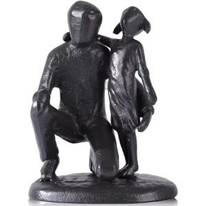 Figuras de pareja de aluminio, escultura que aporta belleza duradera a los entornos cotidianos, celebra el amor, bellamente elaboradas por KHOOSI OVERSEAS - Product Image 3