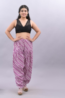 Pantalon d'été pour femme, vintage, taille haute, élastique, plissé devant, respirant, en coton écologique, séchage rapide