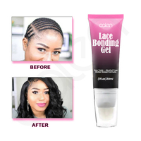 Marque privée Vente en gros 30ML Gel de colle pour perruque Tenue forte Gel de liaison pour dentelle Gel de liaison pour dentelle résistant à la sueur