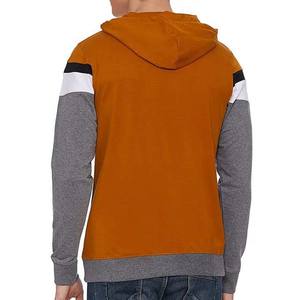 Contraste de color OEM Diseño de logotipo personalizado Ropa de hombre Sudaderas con capucha Sudaderas de calidad superior Nuevo diseño básico 100% Sudaderas con capucha de algodón para hombre - Product Image 2