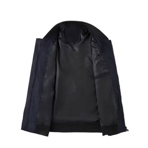 Chaqueta Cargo de Invierno Impermeable de Lona con Múltiples Bolsillos para Hombre, Chaqueta Cargo de Color Sólido para Senderismo y Pesca - Product Image 3