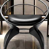 Tabouret de bar moderne de luxe en métal personnalisable avec base en métal pour salle à manger extérieure, salon, bar à domicile, cuisine - Haute qualité