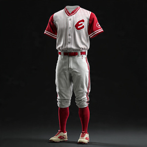 Uniformes de Béisbol de Alta Calidad para Jóvenes y Adultos, Camiseta de Manga Corta con Nombre del Equipo - Product Image 5