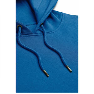 Sweat-shirt bleu vif en molleton 100% coton. Doux, respirant et chaud, avec une coupe décontractée, parfait pour un confort quotidien - Product Image 2