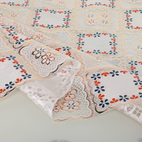 Nappe de table en dentelle Nouveau design Imperméable de haute qualité Couverture de table personnalisée pour fête Plastique durable Extérieur