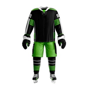 Uniforme de Estilo Vintage Unisex, sublimado Jersey de Hockey sobre hielo, 100% poliéster - Product Image 1