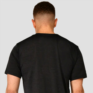 Camiseta de entrenamiento de gimnasio con estampado 2026 duradero de diseño personalizado de poliéster para hombre, camiseta de Yoga absorbente de secado rápido, camisetas activas - Product Image 4