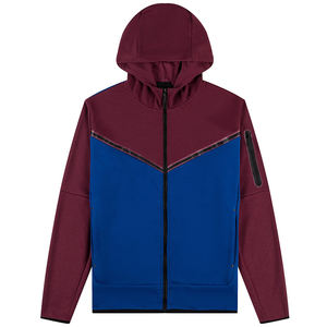 Chándal con capucha de calidad para hombre hecho a medida para correr, diseño de patrón sólido personalizado, precio al por mayor - Product Image 3