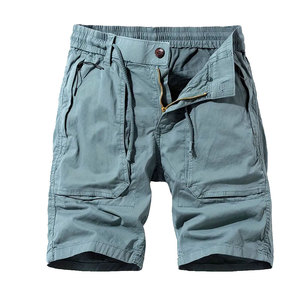 Nouvelle mode avec short cargo de poche pour hommes avec une coupe décontractée et un cordon de serrage réglable Short cargo confortable pour hommes - Product Image 1