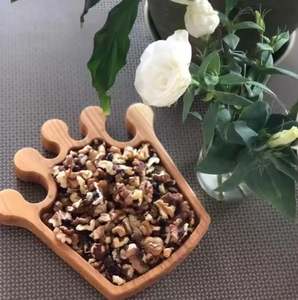 Nuevo diseño 2024 corona de madera bandeja para servir plato para servir decoración de boda Hotel bar decoración del hogar - Product Image 2