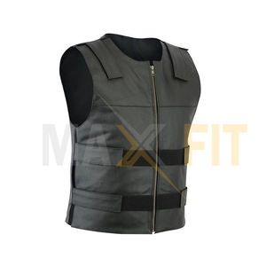 Gilet de moto en toile respirante de haute qualité pour homme MAXFIT ENTERPRISES, service OEM, design personnalisé, décontracté, cuir d'hiver - Product Image 5
