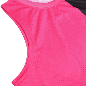 Camiseta de baloncesto de calidad superior con logotipo personalizado hecho en fábrica, Camiseta deportiva atlética de punto acanalado con cuello de poliéster para todo el equipo para Unisex - Product Image 4