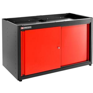 Unidad de Almacenamiento Doble Facom con 2 Puertas Sólidas, Gabinete para Herramientas Rojo - Product Image 1