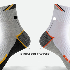 Men's Casual Sports <b>Socks</b> High Quality Cotton Polyester Best Design Outdoor Knitted Woven Style New Arrival Red Color - Product Image 4