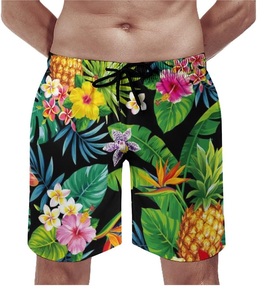 Último Diseño de Moda de cintura alta transpirable pantalones cortos de natación al por mayor hasta la rodilla pantalones cortos con cordón sólido gran oferta - Product Image 1