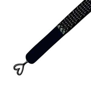 Pinzas de pestañas de plasma negro con mango de corazón Pinzas de extensión de pestañas Acero inoxidable Antiestático Durable Punta suave - Product Image 4