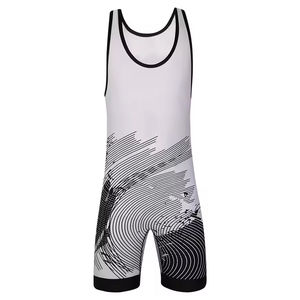 Ce maillot de lutte extensible avec logo sur le devant offre un confort de niveau professionnel, une compression respirante et une structure durable pour les tournois. - Product Image 1