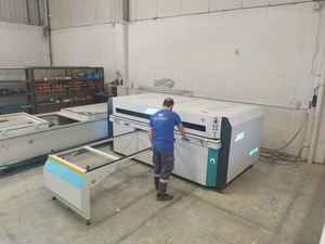 Máquina prensadora de membrana al vacío ECOTYPE I de calidad de primera clase Super Star para la industria del mueble de Turquía - Product Image 2