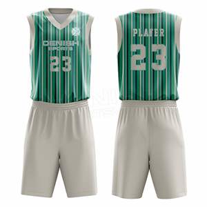 Vente en gros de maillots de basket-ball personnalisés à séchage rapide uniformes de joueurs professionnels respirants vêtements de basket-ball imprimés d'été pour les équipes - Product Image 1