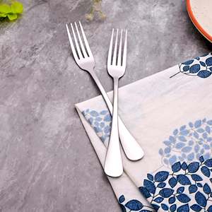 Mini Snappy Luxury Silver Metal <b>Forks</b> and Food Picks (Set of 2) for Home and Restaurant Use Small Tableware - Product Image 3