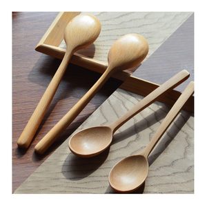 Cuillère de cuisine en bois faite à la main en bois naturel fabriquée pour un usage quotidien dans la cuisine à la maison pour mélanger le service de fête - Product Image 2