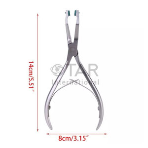 Conception personnalisée Extracteur de couronnes Pinces dentaires Finition terne en acier inoxydable Extraction orthodontique Instruments médicaux Retrait de pont - Product Image 4