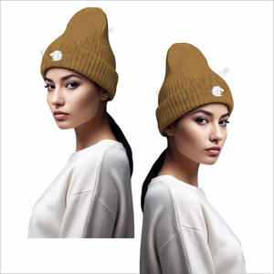 Servicio OEM, Gorros de Punto para Mujer, Último Estilo, Gorros de Punto para Mujer, Nueva Llegada, Gorros de Punto Jacquard para Mujer en Cantidad al por Mayor - Product Image 4