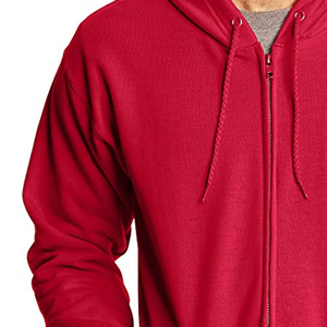 Sweat à capuche zippé de couleur unie décontracté vêtements de sport quotidiens pour les vacances d'hiver à lacets prix de gros - Product Image 4