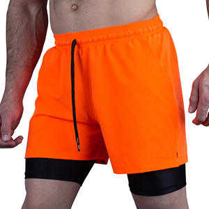 Pantalones Cortos Deportivos de Gimnasio para Hombre, Venta al por Mayor 2025, Pantalones Cortos Deportivos para Crossfit, Pantalones Cortos Deportivos para Correr con Pantalones Cortos de Compresión Internos para Hombre - Product Image 2