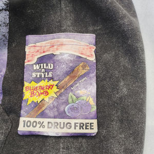 Sudadera con Capucha Oversize de Algodón 100% Felpa Transpirable con Lavado Ácido Estilo Vintage, Diseño Liso para Invierno, Estilo Urbano - Product Image 4