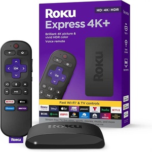 Clé de streaming R0ku 4K de bonne qualité |   Appareil de streaming portable R0ku Vision 4K/HDR avec télécommande vocale, TV gratuite et en direct - Product Image 3