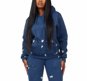 Chándal Deportivo con Capucha Estampado Personalizado para Mujer, Duradero, Elegante, Ecológico, Antibacteriano, con Protección UV, de Forro Polar - Product Image 2