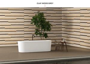 Dalle de porcelaine en bois mat de qualité supérieure 24x48 pouces Argile Bois Ivoire Finition mate Dalle de luxe 600x1200mm pour l'extérieur - Product Image 3