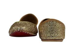 Breathable Pakistani Punjabi Jutti <b>Khussa</b> Women's Designer Wear Special Occasion Wear Printed <b>Khussa</b> Shoes With Customized Logo - Product Image 5