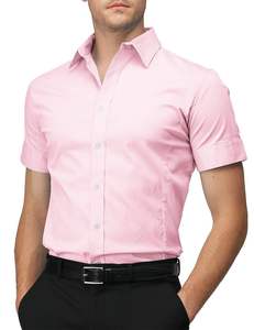 Polo pour homme 100% coton pur, coupe slim, manches courtes, uni, pour l'été, décontracté et professionnel, pour homme d'âge moyen - Product Image 2