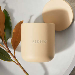 Bougie parfumée AIKUN en cire de soja écologique, non toxique, à combustion lente, pour le yoga, la méditation, le soulagement du stress - Product Image 4
