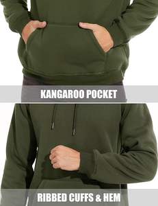 Sweat-shirts à capuche oversize à épaules tombantes, avec logo personnalisé brodé, en polaire pour homme, vente chaude, haute qualité, 220 g - Product Image 5